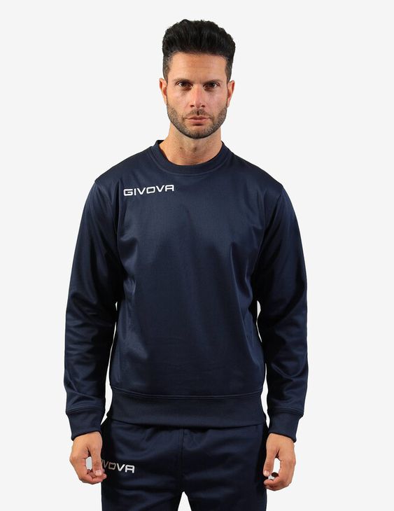 MAGLIA POLARFLEECE G/COLLO GIVOVA ONE mikina modrá 2XL