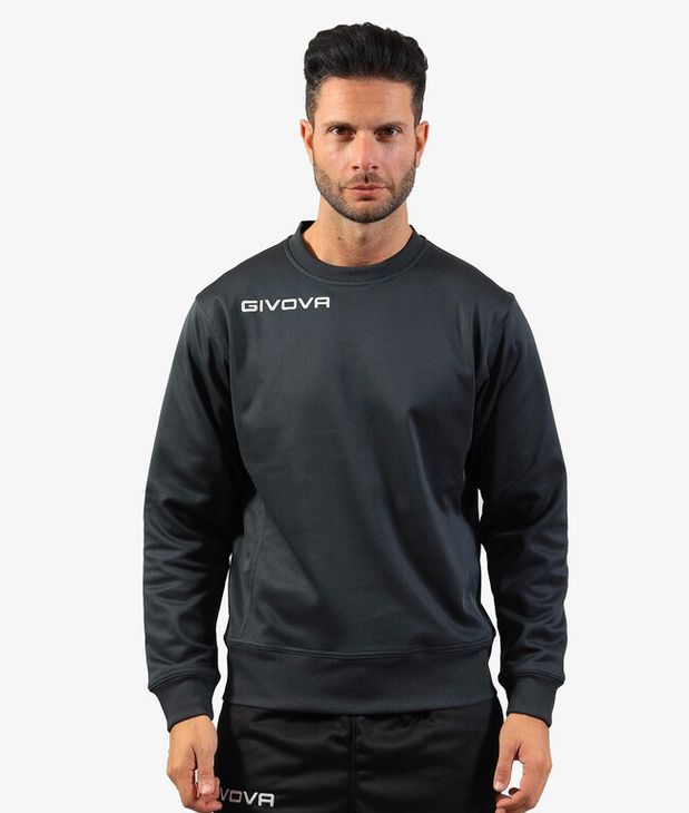 MAGLIA POLARFLEECE G/COLLO GIVOVA ONE mikina tmavě šedá 3XL