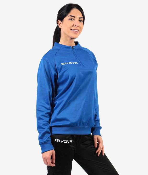 MAGLIA POLARFLEECE TECNICA (HALF ZIP) 500 bunda azurová modrá 2XL