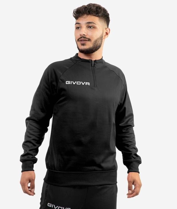 MAGLIA POLARFLEECE TECNICA (HALF ZIP) 500 bunda černá XS