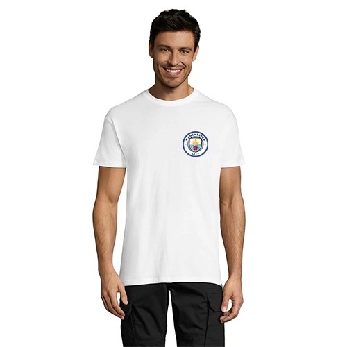 Manchester City pánské triko bílé L