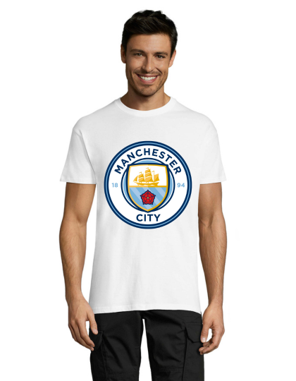 Manchester City pánské triko bílé S