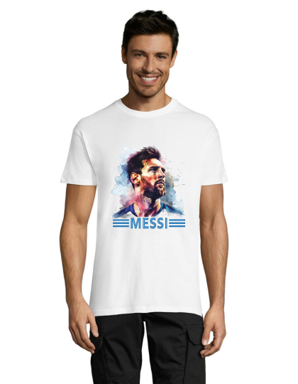 Messi 3 pánské triko bílé 2XL