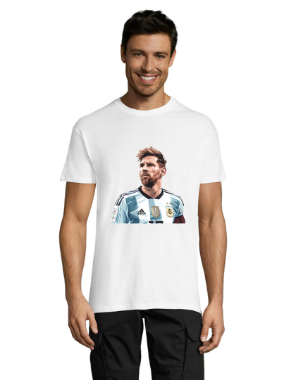 Messi 4 pánské triko bílé 2XL