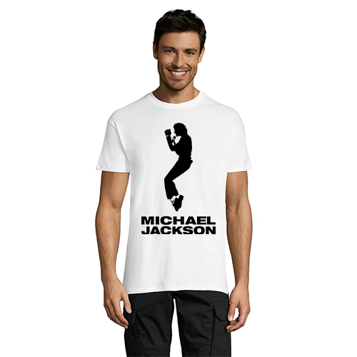 Michael Jackson pánské tričko bílé 2XS