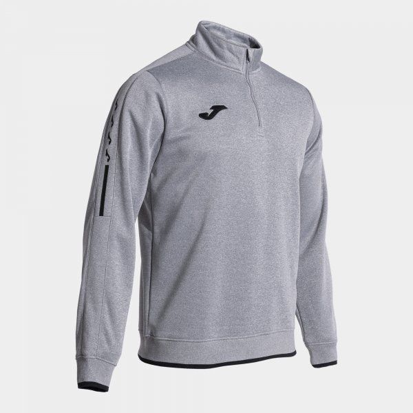 OLIMPIADA SWEATSHIRT MELANGE GREY BLACK 3XS