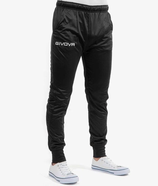 PANTALONE GIVOVA ONE POLARFLEECE tepláky černá 3XS