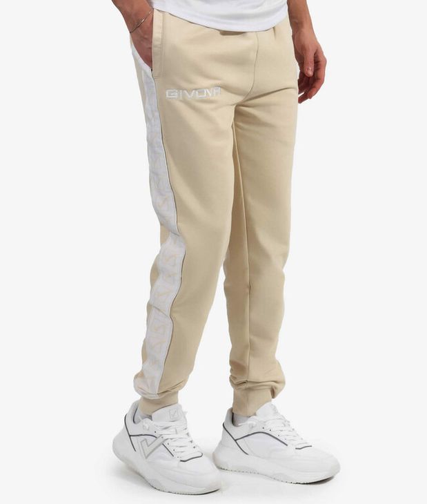 PANTALONE TERRY BAND tepláky písková L