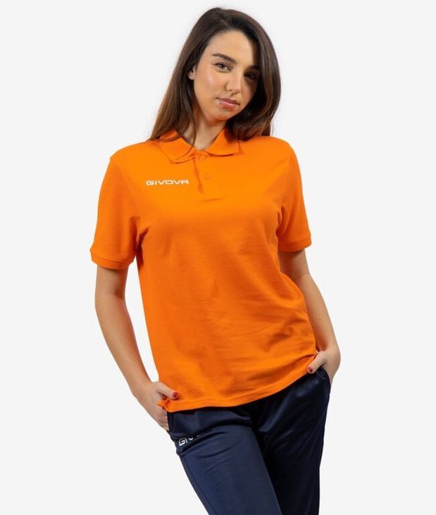 POLO COTONE PIQUET SUMMER polo triko oranžová 2XS