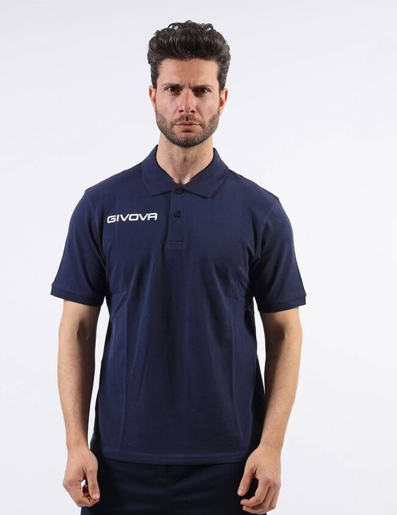 POLO COTONE PIQUET SUMMER polo triko modrá 4XS