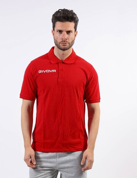 POLO COTONE PIQUET SUMMER polo triko červená 4XS