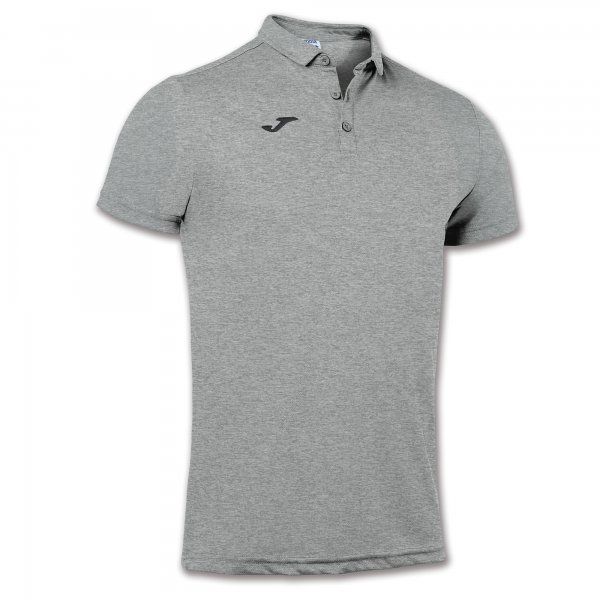 HOBBY SHORT SLEEVE POLO SHIRT polo triko jemná šedá melanž 2XS