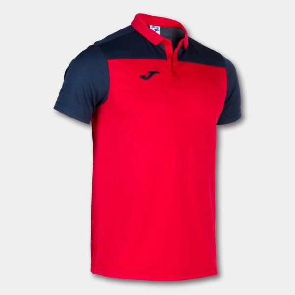 HOBBY II SHORT SLEEVE POLO polo triko red navy XS