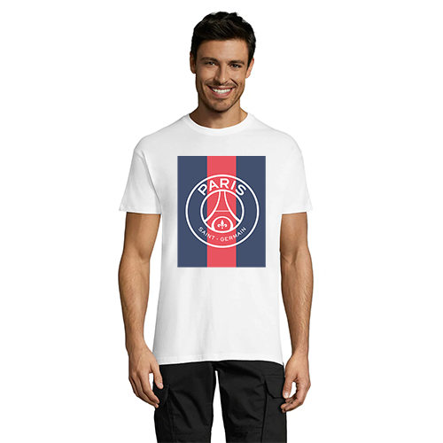 PSG grafika pánské triko bílé 4XL