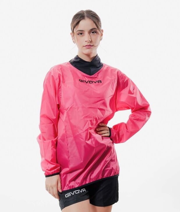 RAIN JACKET COLLO COSTINA bunda fuchsia M