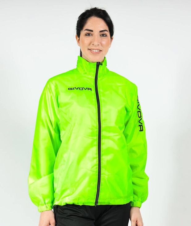 RAIN JACKET WIND bunda fluo žlutá 2XL