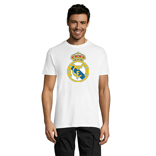 Real Madrid Club pánské tričko bílé S