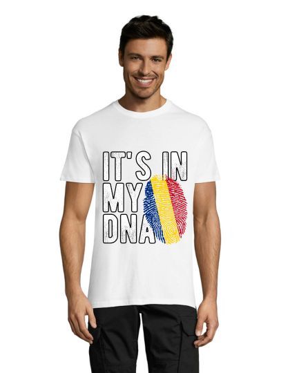 Romania - It's in my DNA pánské triko bílé 2XS