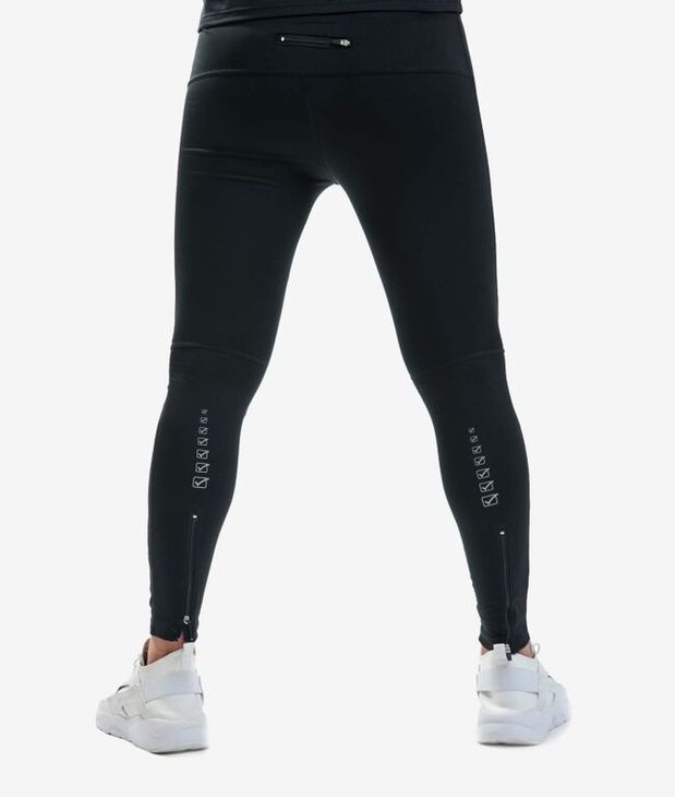 RUNNING LONG PANT běžecké kalhoty černá/růžová XL