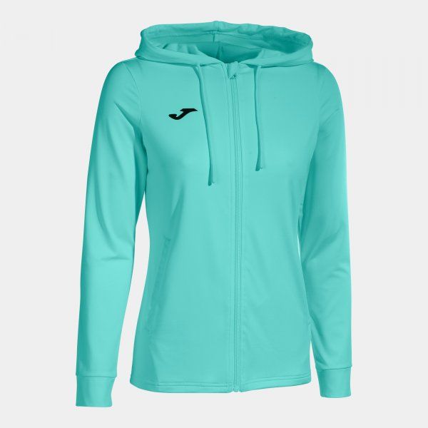 SCULPTURE II ZIP-UP HOODIE TURQUOISE S