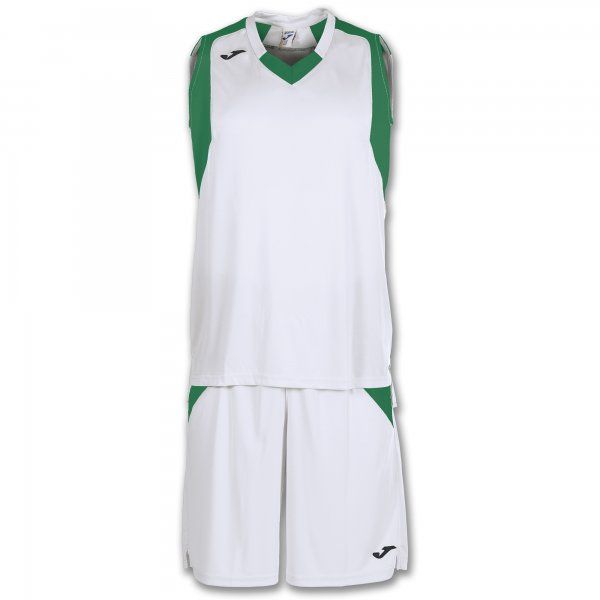 SLEEVELESS SET FINAL basketbalový set bílá zelená 6XS-5XS