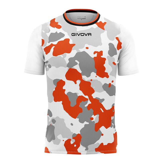 SHIRT ARMY INTERLOCK dres bílá/oranžová L