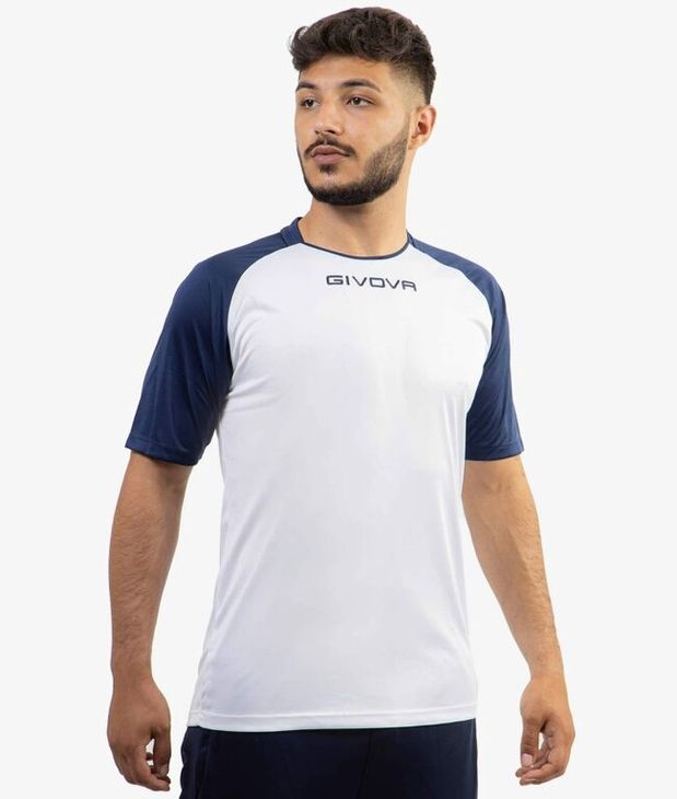 SHIRT CAPO INTERLOCK dres bílá/modrá 2XL