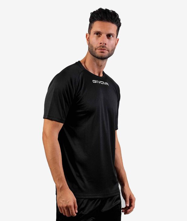 SHIRT CAPO INTERLOCK dres černá XS