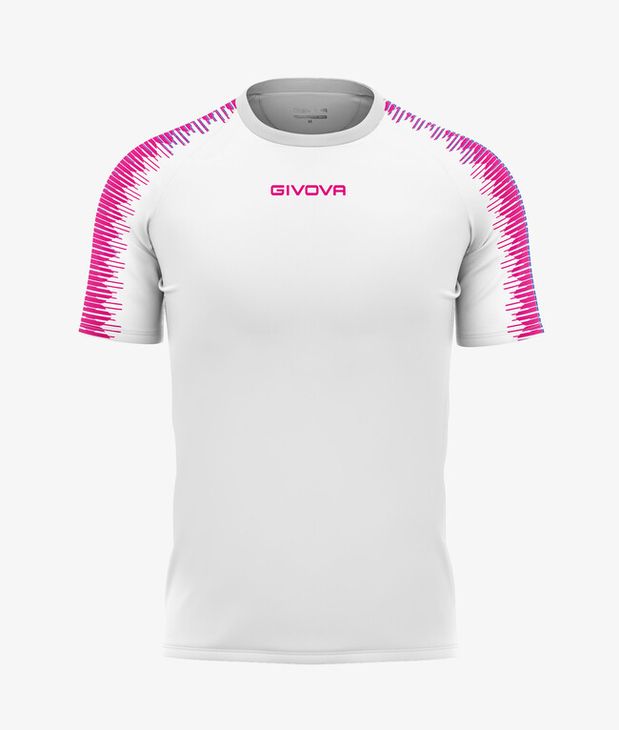 SHIRT CLUB IN MESH BIANCO/FUXIA Tg. XL