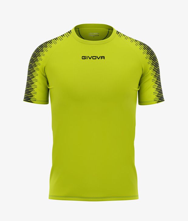 SHIRT CLUB IN MESH GIALLO FLUO/NERO Tg. L