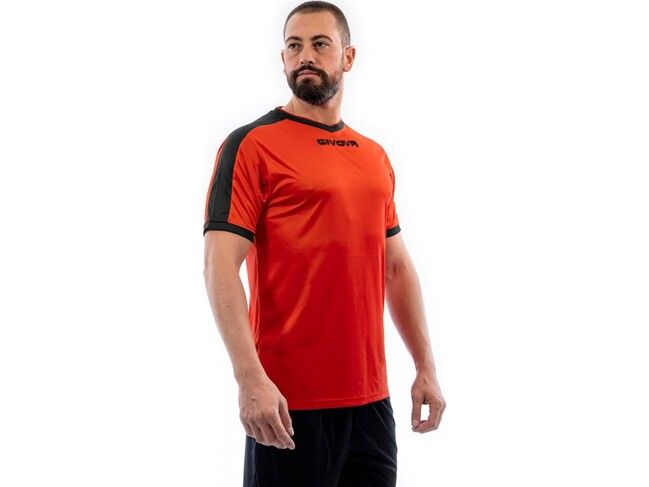 SHIRT REVOLUTION INTERLOCK dres oranžová/černá 4XS