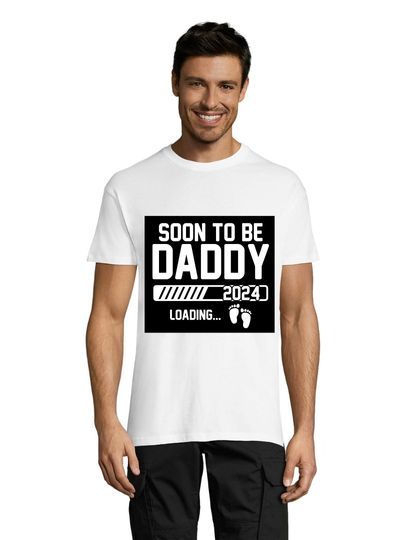 Soon to be daddy 2024 pánské tričko bílé 2XL
