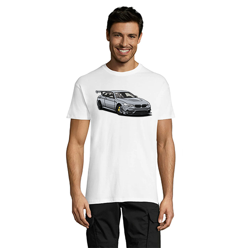 Sport BMW pánské tričko bílé 2XL