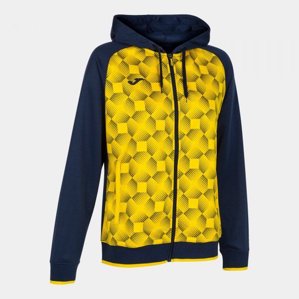 SUPERNOVA III ZIP-UP HOODIE mikina navy žlutá L