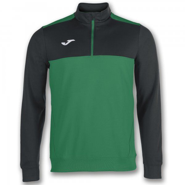 SWEATSHIRT 1/2 ZIP WINNER GREEN-BLACK 3XL