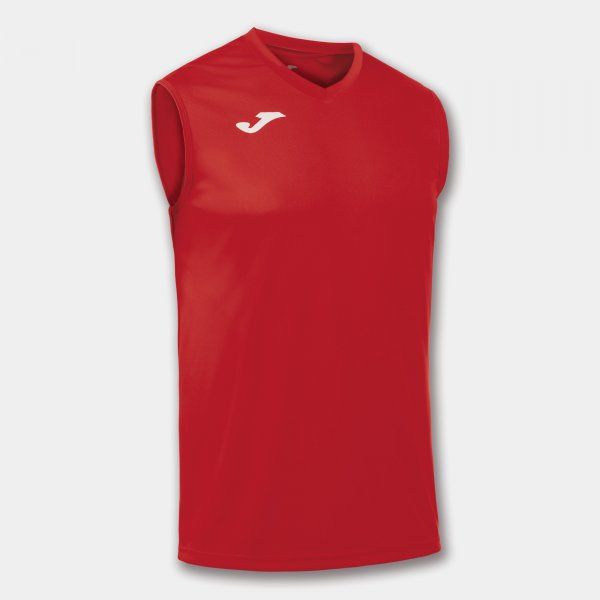 SLEEVELESS BASIC T-SHIRT COMBI sportovní tílko červená 2XS