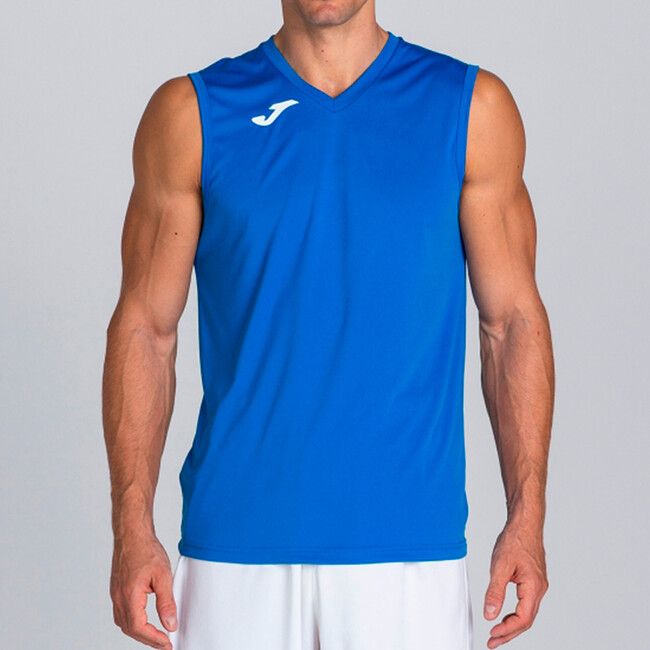 SLEEVELESS BASIC T-SHIRT COMBI sportovní tílko azurová 2XL-3XL