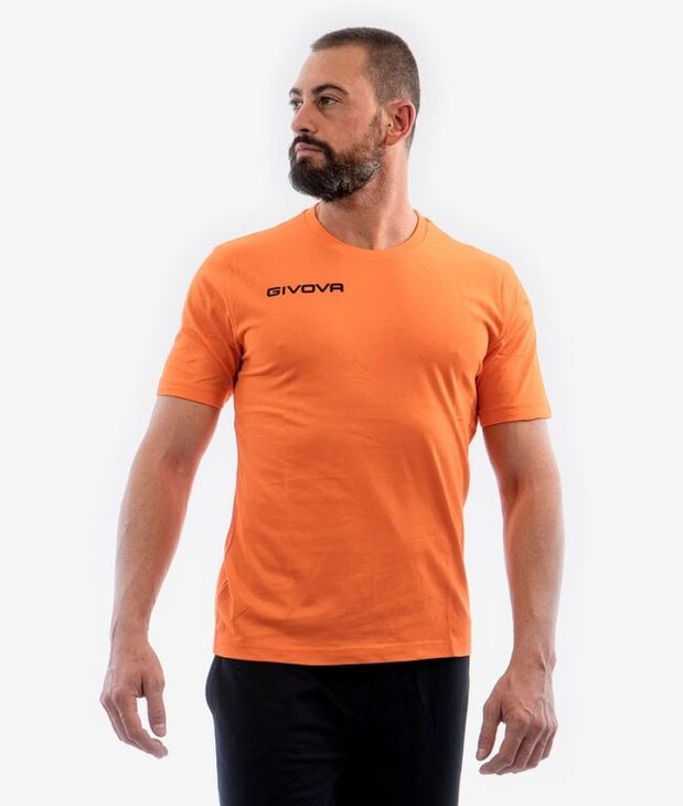 T-SHIRT COTONE FRESH krátké tričko fluo oranžová 2XL