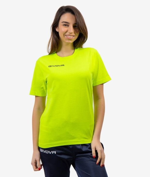 T-SHIRT COTONE FRESH krátké tričko fluo žlutá 2XL