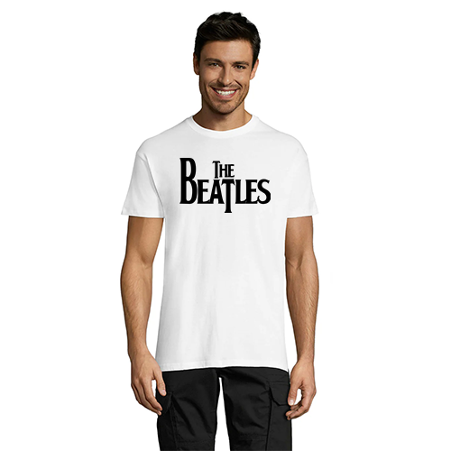 The Beatles pánské triko bílé S