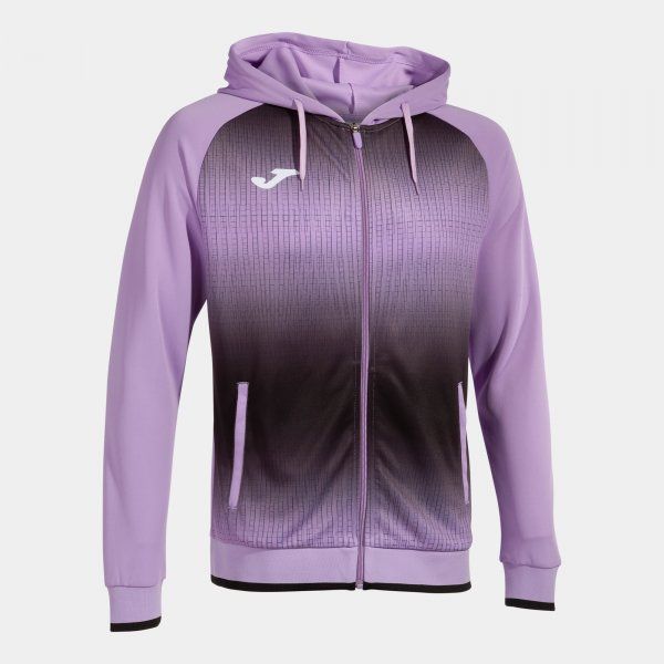 TIGER V ZIP-UP HOODIE PURPLE BLACK 3XL