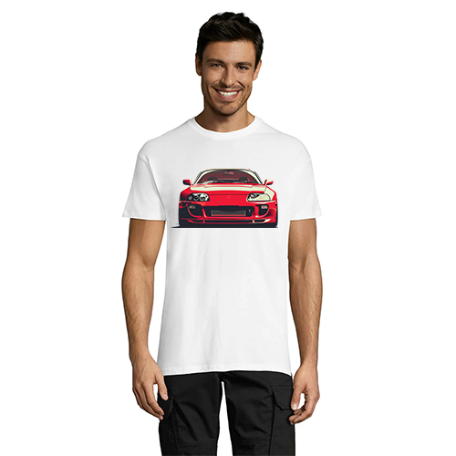 Toyota - Supra RED pánské tričko bílé L